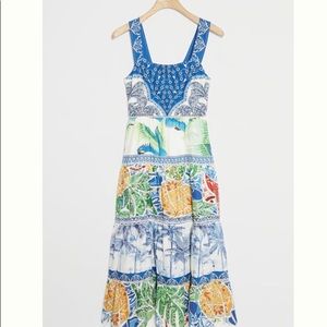 Farm rio valeria tiered maxi dress-worn once